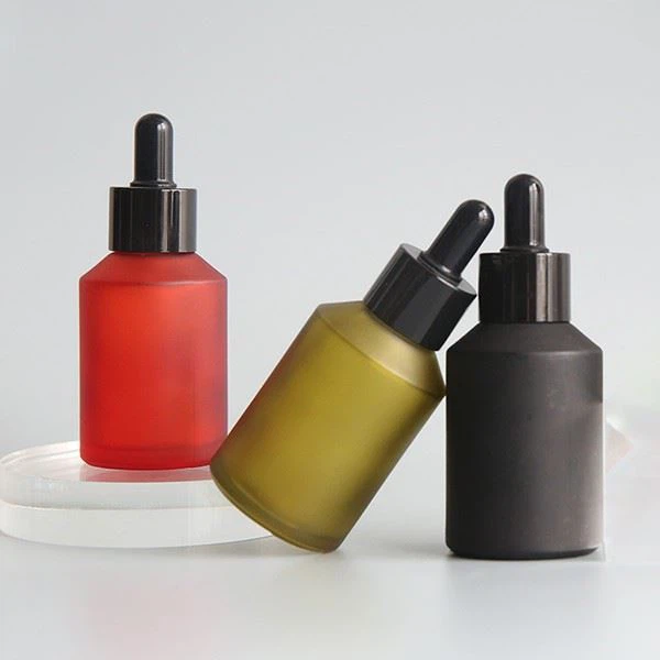 Matte Black Dropper Bottles
